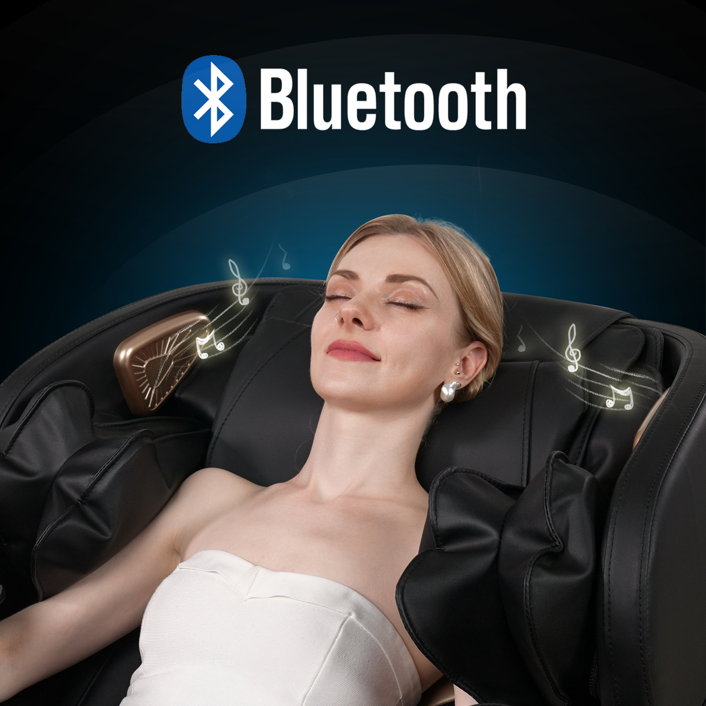 Full Body Massage Chair With Zero Gravity Recliner and two control panels